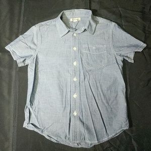Boys Jean Short Sleeved Button down Shirt